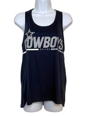 NFL Nike Dallas Cowboys Blue Racer Back Graphic Tank Top NWT